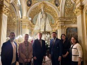 Elche recibe al alcalde de Badajoz con motivo del Año Jubilar