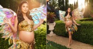 La Mija deslumbra con sus fotos de embarazo: "Magia en mis alas, vida en mi vientre"