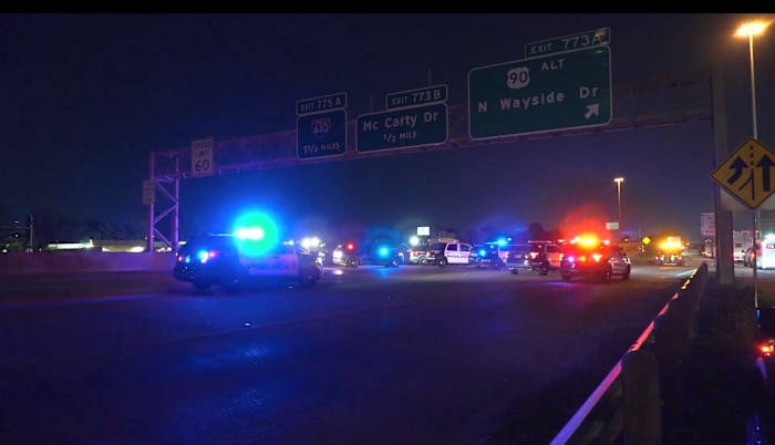 Driver in stalled car killed in crash in East Houston