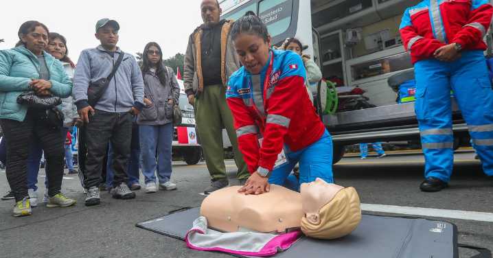 Aprender RCP puede salvar vidas: 571 pacientes fueron atendidos por SAMU mediante esta técnica