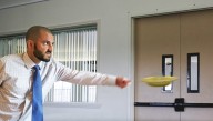 Head Deacon Expertly Flings Collection Plate At Man Trying To Slip Out During Offering