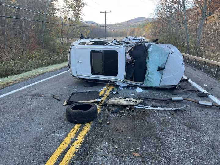Upstate NY man crashes into school bus, police discover radioactive packages