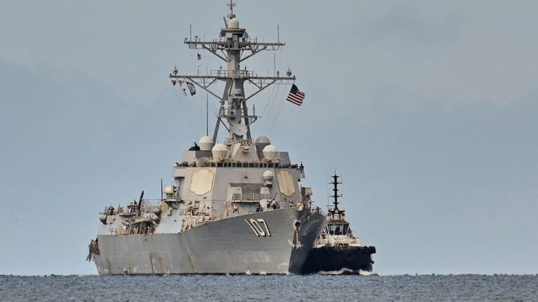 US warship in Trinidad and Tobago, putting pressure on Venezuela