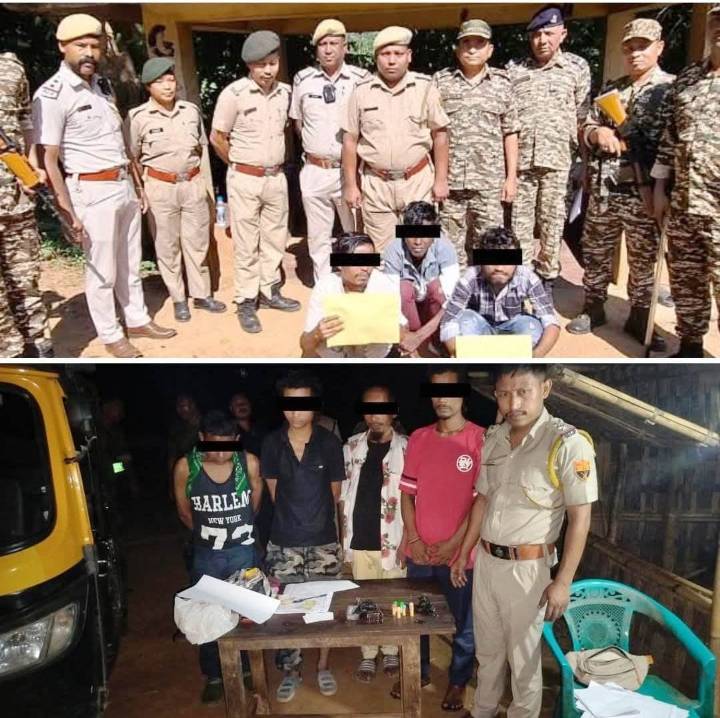 7 booked in 2 separate drug cases in Garo Hills