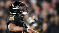 Jayden Daniels, Caleb Williams trade TD throws as Commanders lead Bears 24