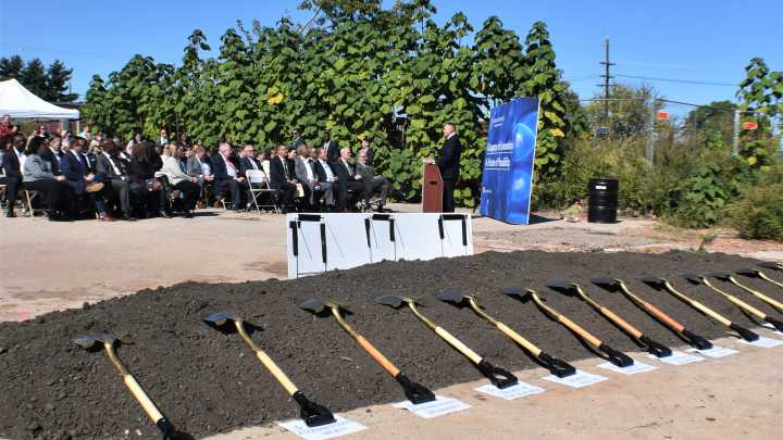 Coriell breaks ground for new HQ, but plans for much more