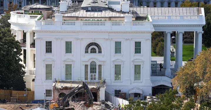 Trump está demoliendo la Casa Blanca, y eso dice mucho del presidente de EEUU y de su presidencia