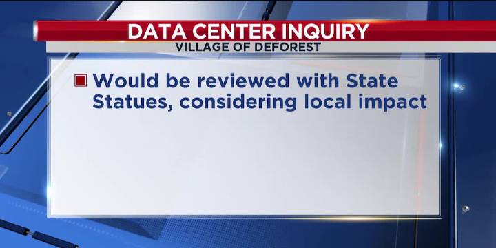 Village of DeForest approached about new data center