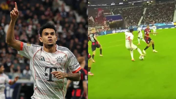 Impresionante: así se ve una asistencia perfecta de Luis Díaz desde la cámara del árbitro
