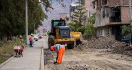 Asfaltan calles de las urbanizaciones Zona Cero y Paucarbambilla