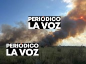 Incendio de hierba seca moviliza emergencia en Monclova