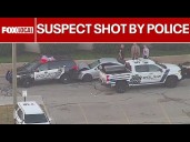 Man armed with knife shot by Roseville police after ramming patrol vehicle