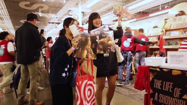 Fans flock to stores for Taylor Swift's midnight album release