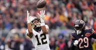 Chris Olave catches 2 touchdown passes for New Orleans Saints amid extension talks