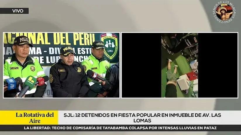 Boda terminó en operativo policial: detienen a presuntos integrantes de banda criminal en plena fiesta [VIDEO]