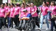 Multitudinaria maratón por la lucha y concientización contra el cáncer de mama en San Juan