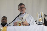 Habló García Cuerva en el comienzo de la peregrinación a Luján y se refirió al crimen de Lara, Morena y Brenda