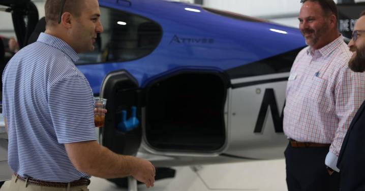 Taking Off: Cirrus Aircraft lands at Morristown Regional Airport