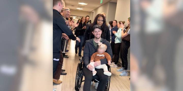 After more than a month, injured Madison Police officer sent home from hospital