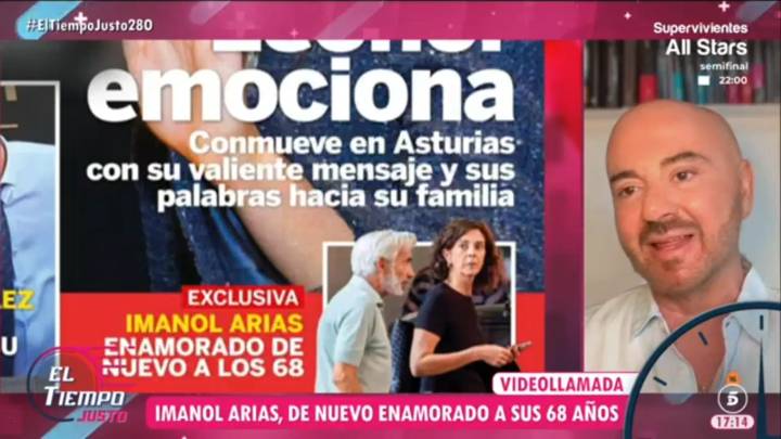 Imanol Arias, enamorado de una abogada argentina especializada en derechos humanos: "Es una historia preciosa"