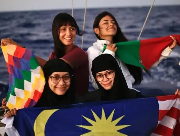 Ellas son Manuela Bedoya y Luna Barreto, las colombianas que iban en los barcos detenidos por Israel