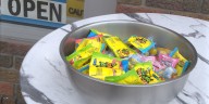 Prescott Avenue shops come together to host trick or treaters