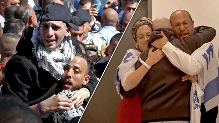 Israeli hostages released as Trump hails ‘dawn of a new Middle East’