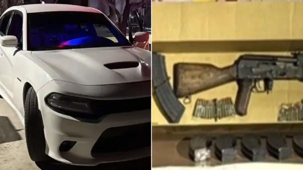 Decomisan auto y armas de fuego en San Luis Río Colorado