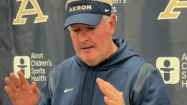 'We pissed it away.' Joe Moorhead vents on video about Akron's loss