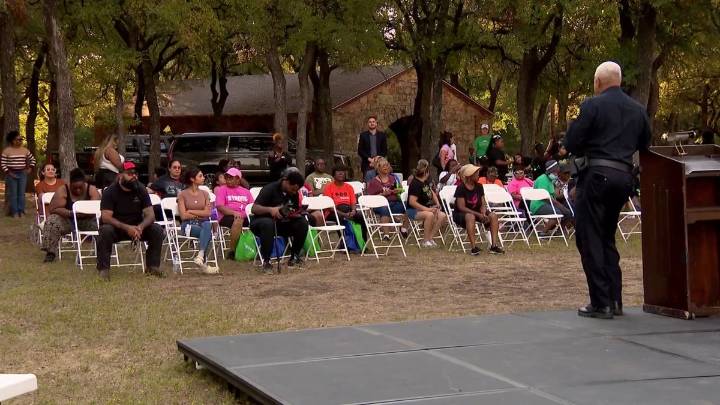 Dallas Police Chief attends Oak Cliff National Night Out