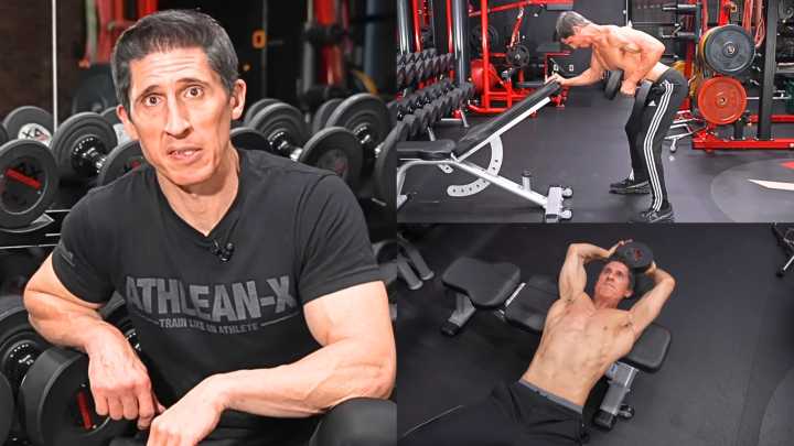 Jeff Cavaliere Shares The Only 2 Dumbbell Exercises Needed to Build the Lats and a 'Classic V