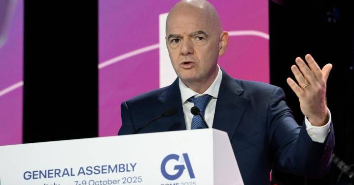 FIFA president Infantino calls on protesters to keep calm at Israel's soccer games amid peace talks