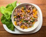 Marinated pork tenderloin stars in this budget weeknight meal