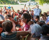 Gobierno de México está con ustedes: Claudia Sheinbaum a damnificados de La Ceiba en Xicotepec, Puebla