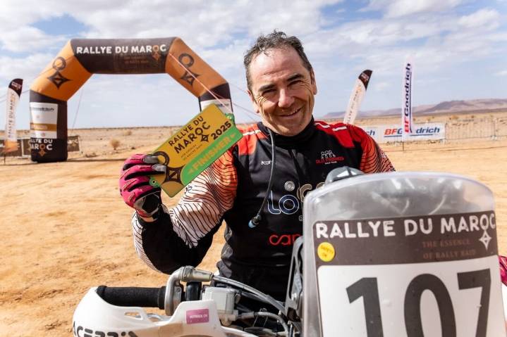 Richard Lastra conquista Marruecos rozando podio y ya piensa en el Dakar 2026: será el segundo cántabro en toda su historia