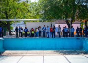 Arranca reconstrucción de alberca de la Inclusión