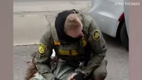WGN-TV employee Debbie Brockman detained by Border Patrol agents at Lincoln, Foster avenues in Lincoln Square, Chicago: Video