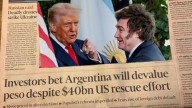 El Financial Times dice que el swap entre Trump y Milei es "imperialismo financiero"