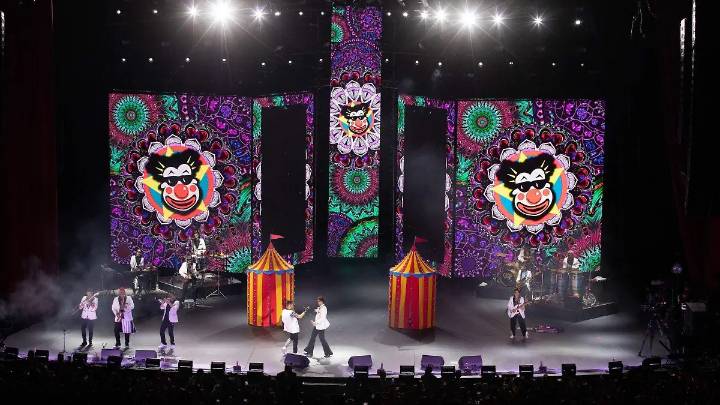 Euforia y alegría desbordante en el show de Los Caligaris
