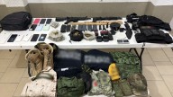 OCHO PERSONAS DETENIDAS EN POSESIÓN DE MATERIAL BÉLICO Y NARCÓTICO