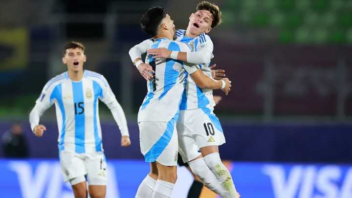 La Selección Sub 20 goleó a Australia por 4-1 y clasificó a los octavos de final