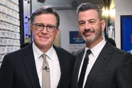 Jimmy Kimmel, Stephen Colbert Joke About Driving President Trump 'Nuts'