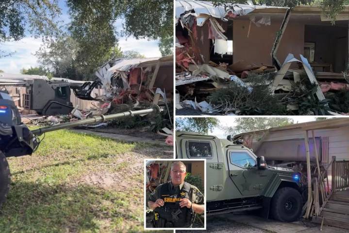 Florida sheriff's S.H.I.T. list: video shows house torn down