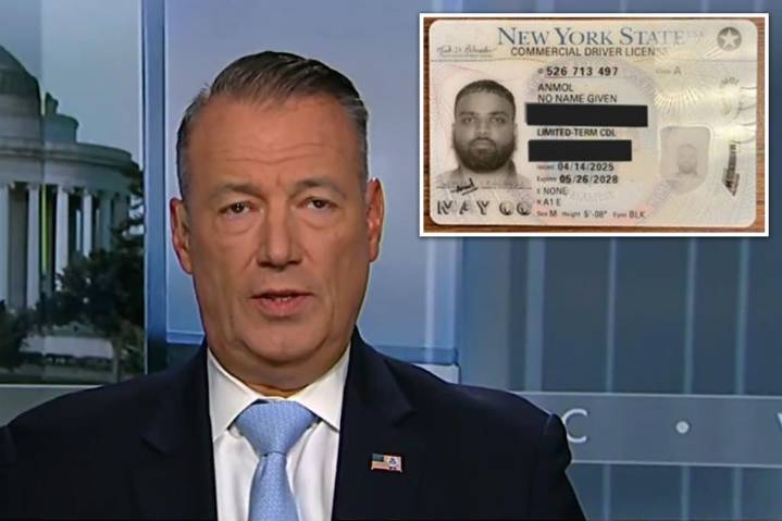 ICE Director Todd Lyons fumes over illegal migrant Anmol Anmol's NY-issued 'No Name Given' driver's license