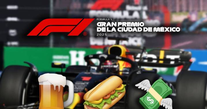 ¿300 pesos por una torta? Fans del GP México 2025 se quejan de los altos precios de la cerveza y comida