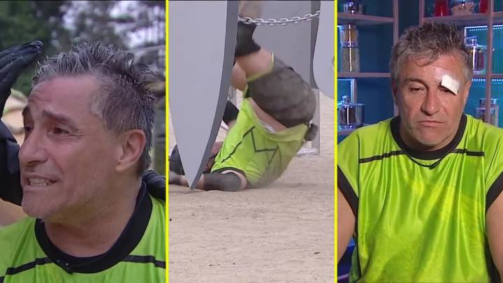 Con caídas, golpes y lesión: La frustración de Fernando Solabarrieta por no poder superar prueba por equipos en El Internado