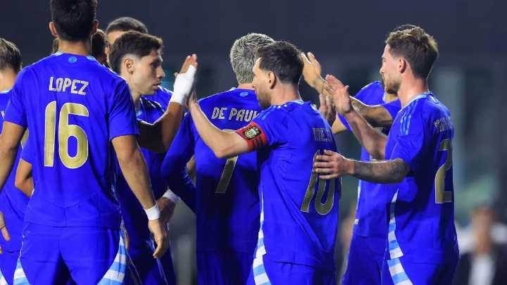 Argentina aplastó 6 a 0 a Puerto Rico en un amistoso internacional