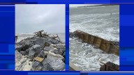 Volusia beaches closed to swimming, Jetty Connector damaged amid strong tides, hazardous surf