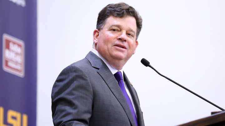 LSU parts with athletics director after criticism from governor