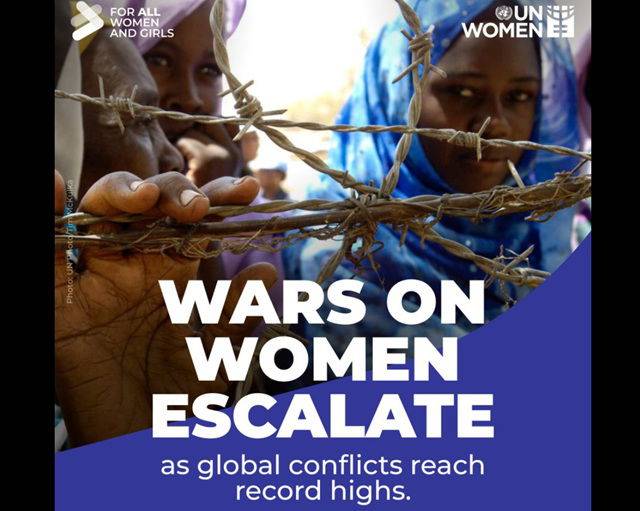 Las guerras contra las mujeres se intensifican a medida que los conflictos globales alcanzan niveles récord